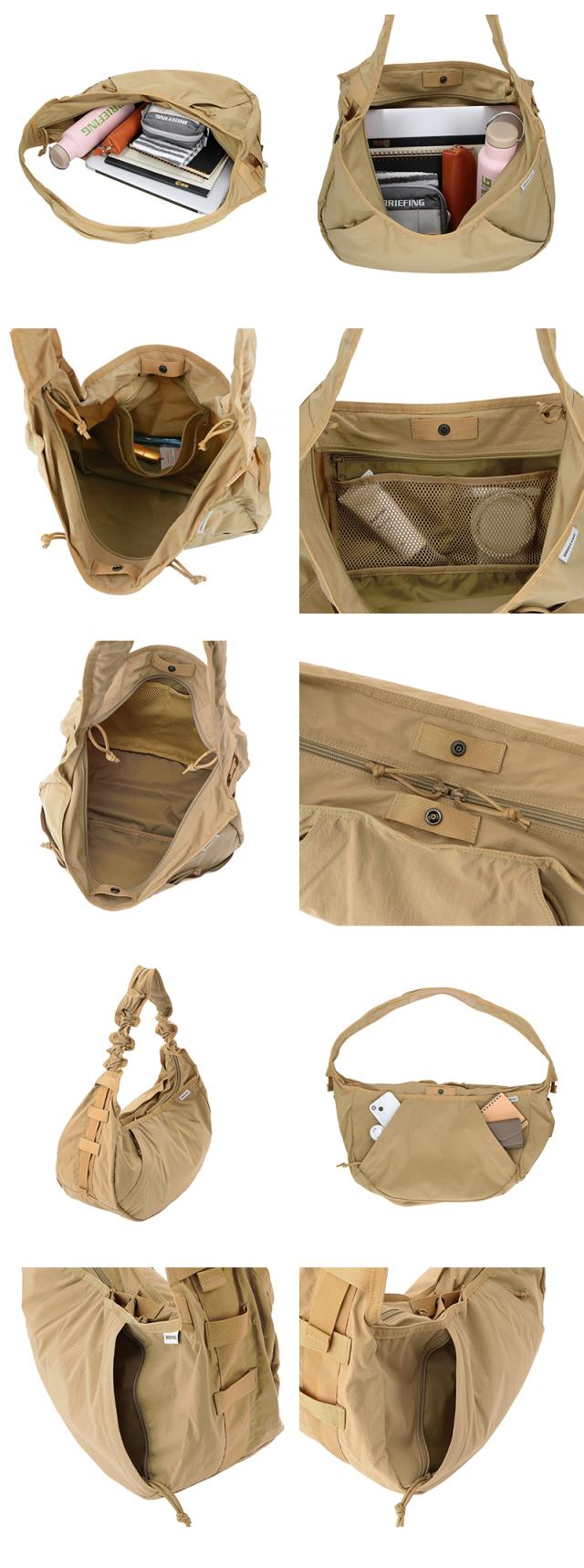 ブリーフィング バッグ ショルダーバッグ 斜めがけバッグ 軽量 日本製 BRIEFING ホーボーバッグワイド 22.2L A4 BRA251L12 メンズ レディース キッズ ポイント10倍 送料無料 誕生日プレゼント ギフト ラッピング無料 【正規代理店】