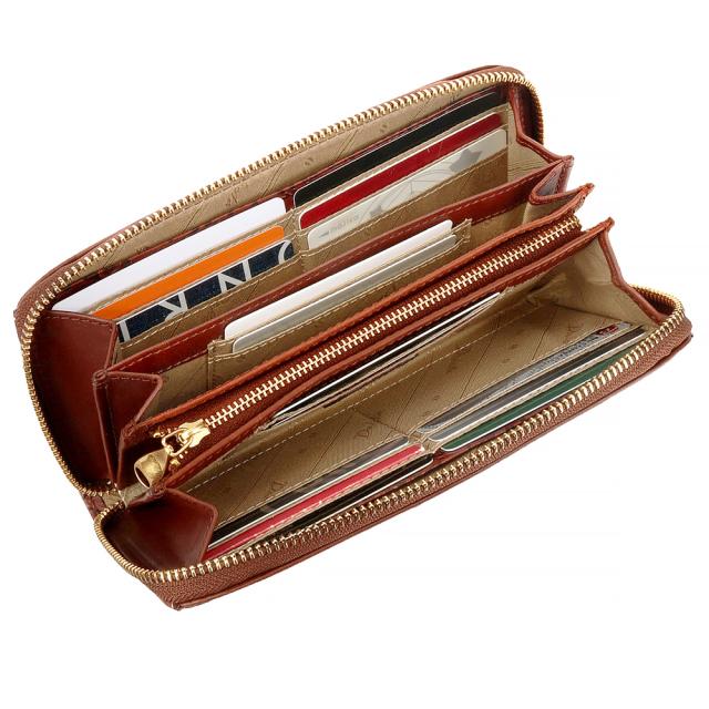 ダコタ Dakota ラウンドファスナー長財布 ミモザ 31213(30253