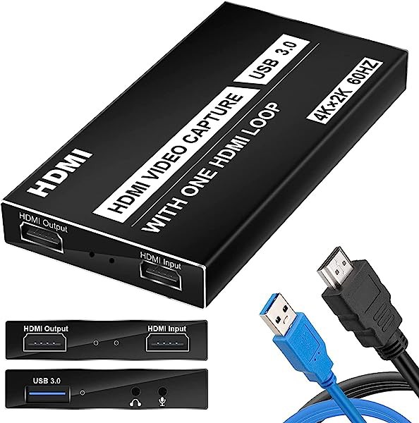 HDMI キャプチャーボード  ライブ配信 録画・実況・パススルー