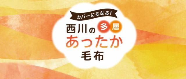  1枚2役のあったか多層毛布