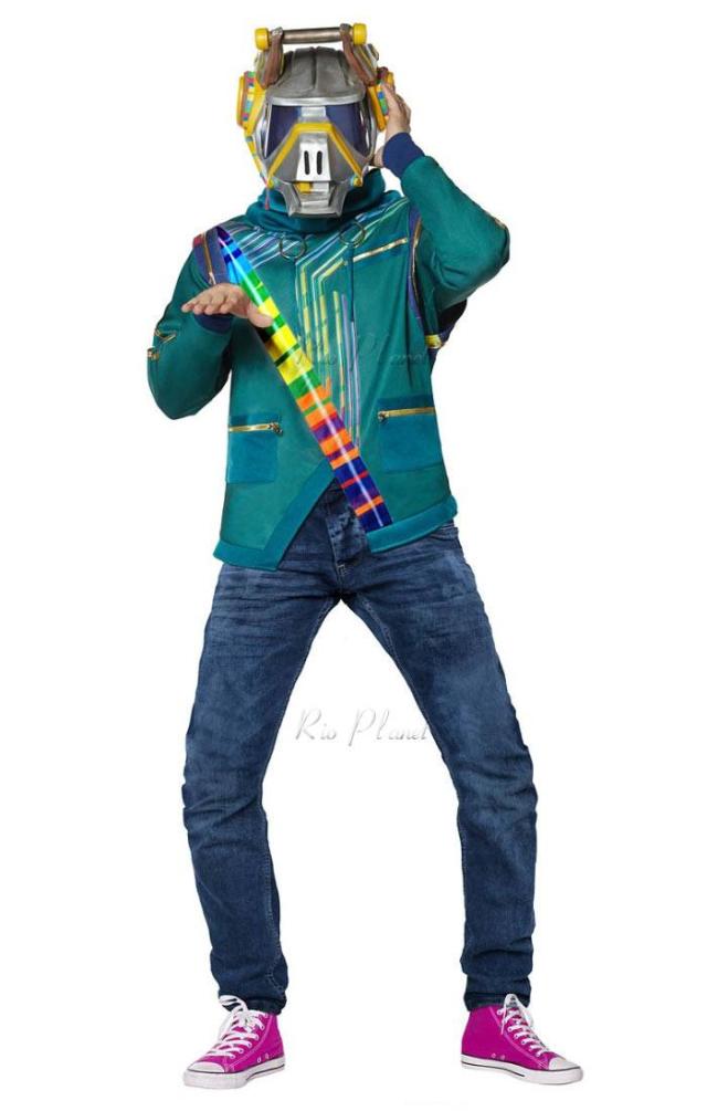 送料無料 フォートナイト コスプレ DJ ヨンダー 大人用 コスチューム