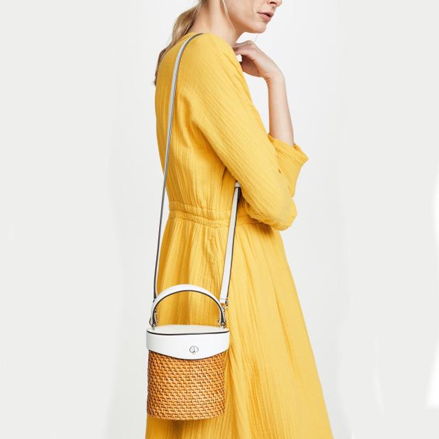 送料無料 ケイトスペード バッグ かごバッグ バイカラー レディース ブランド かわいい Kate Spade 送料無料 ケイトスペード バッグ かごバッグ バイカラー レディース