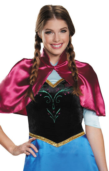 送料無料 アナと雪の女王 アナ 大人用 衣装 Disney ドレス 仮装