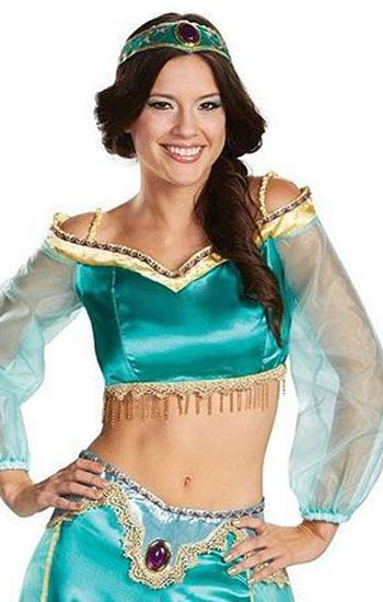 送料無料 アラジン ジャスミン 大人用 セクシー 衣装 コスプレ