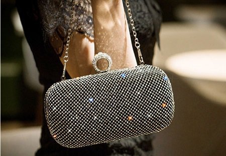 O9クラッチバッグ レディース バッグ クリスタルショルダーバッグ