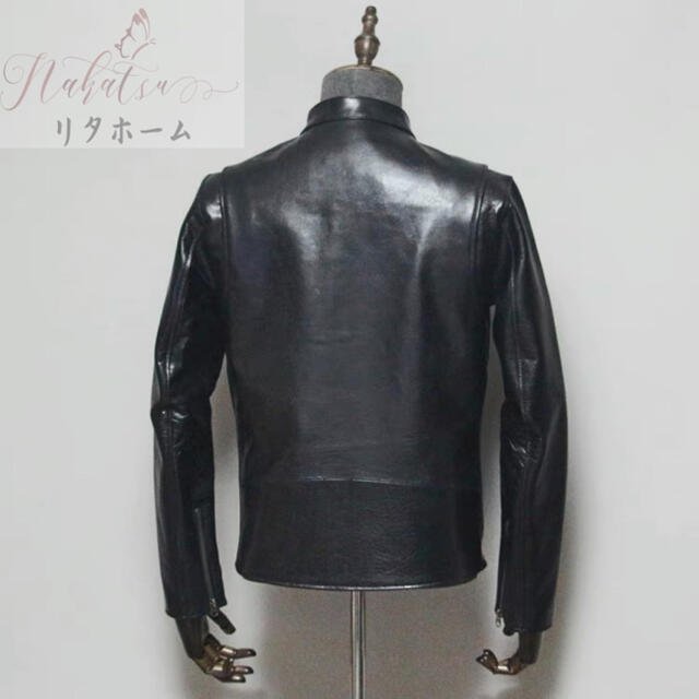 黒芯カウハイド 60's シングルライダース レザージャケットの通販はau