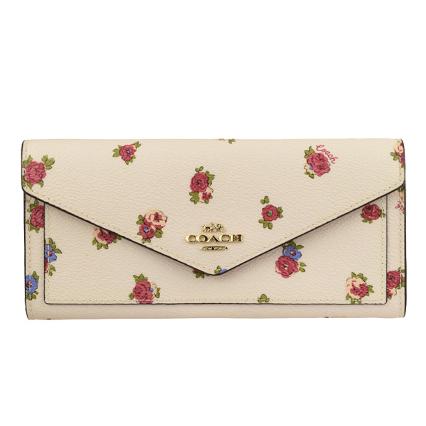 花柄 6日10時 ポイント10 還元 クーポン配布中 コーチ Coach 通販 アウトレット 二つ折り長財布 gdca 特価セール 2月10日15時迄 Salonwylie Com