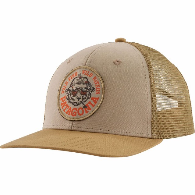 (取寄) パタゴニア テイク ア スタンド トラッカー ハット Patagonia Take a Stand Trucker Hat Wild  Grizz: Oar Tan｜au PAY マーケット