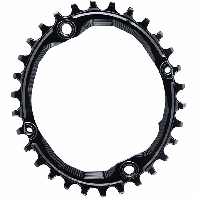 (取寄) アブソリュートブラック シマノ オーバル トラクション チェーンリング absoluteBLACK Shimano Oval  Traction Chainring Black/96｜au PAY マーケット