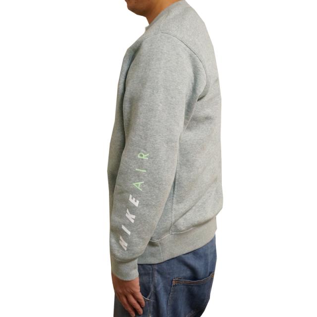XL 新品ナイキ エア ビッグロゴ スウェット トレーナー クルー フリース ナイキ トレーナー メンズ NIKE AIR ロゴ XS-3XL 袖ロゴ 裏起毛