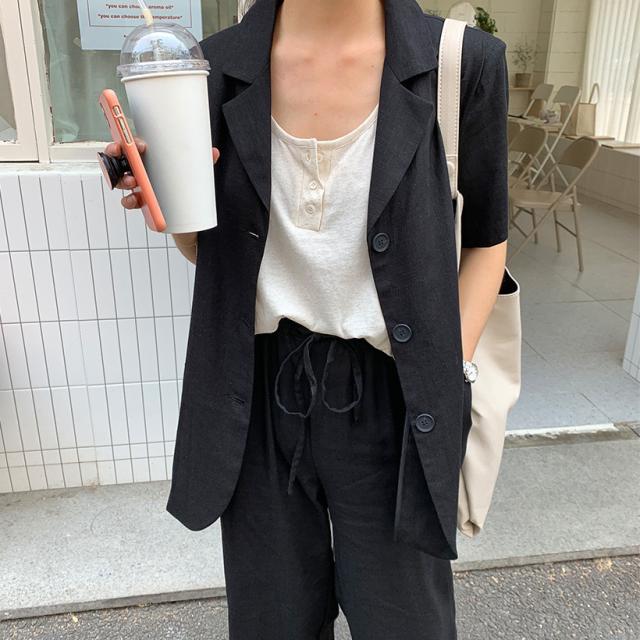 スタンドカラー リネン ジャケット レディース ライトアウター 羽織り ゆったり オーバーサイズ シンプル リネンライク ベージュ カーキ ブラウン 最大63 オフ