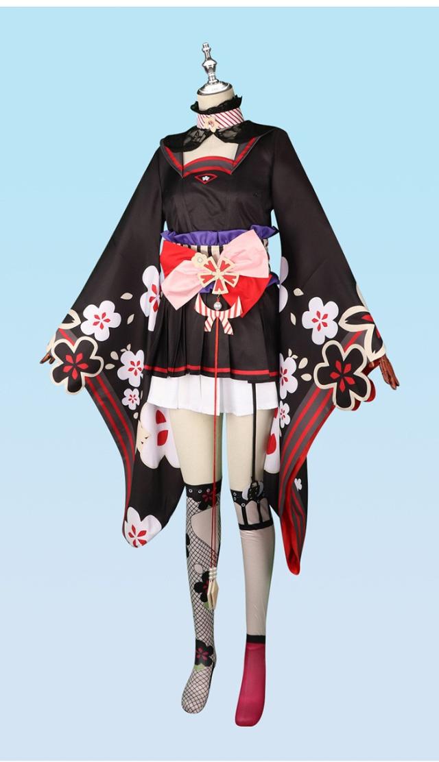 ブルーアーカイブ  -Blue Archive-  ブルアカ 狐坂ワカモ コスプレ衣装 イベント ゲーム 変装 ウィッグ 追加可 aa008lclcm6