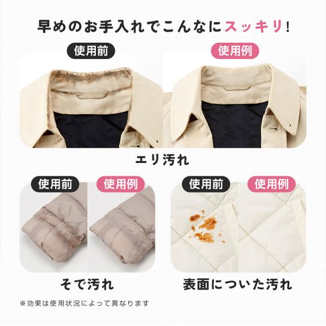 ダウン泡洗剤 ダウン汚れ落とし 水洗い不要クリーナー 衣類泡クリーナー コート汚れ落とし