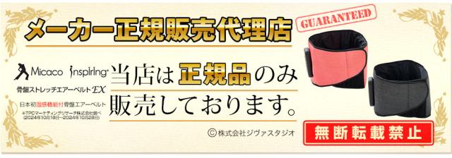 Micacoインスパイリング 骨盤ストレッチエアーベルトEX