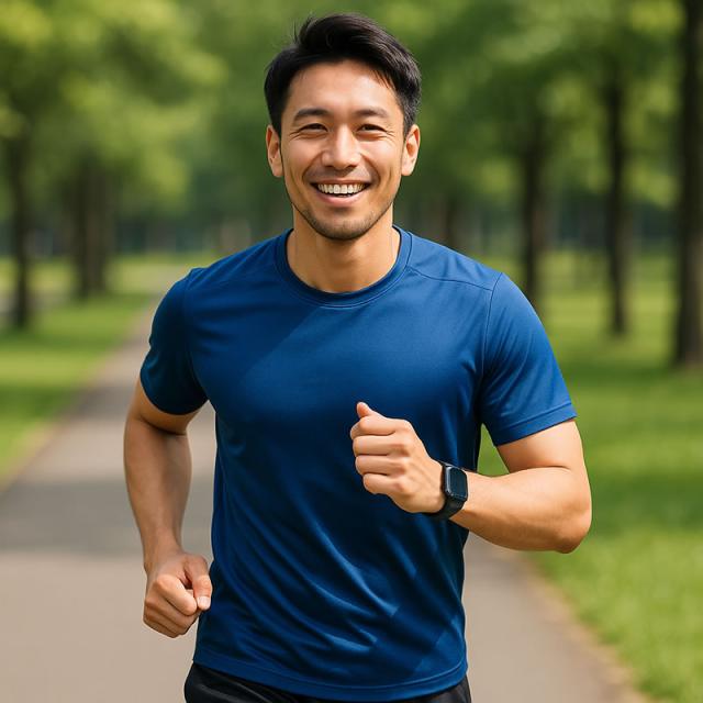 ジョギングする男性のイメージ