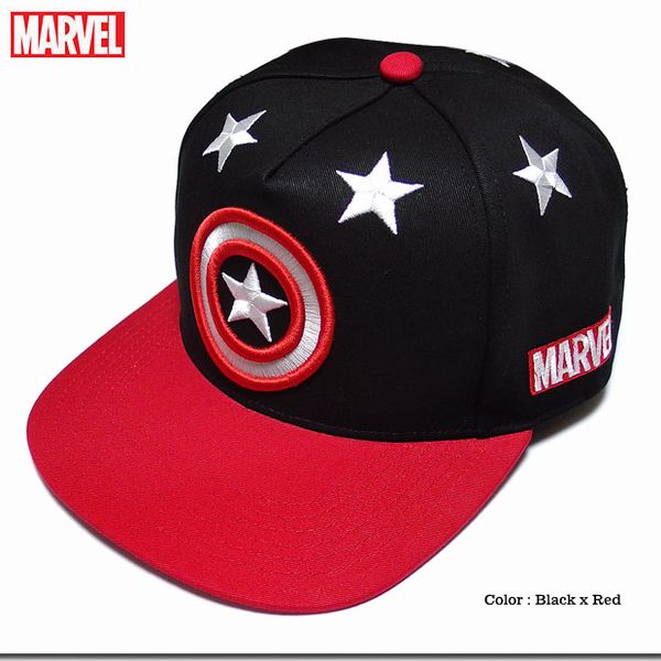 売り尽くしセール キャップ 帽子 ファッション小物 メンズファッション 大人気 アメコミ Marvel マーベル キャプテンアメリカ 星型刺繍 かっこいい ダンス 受注発注 Moomlatsim Co Il