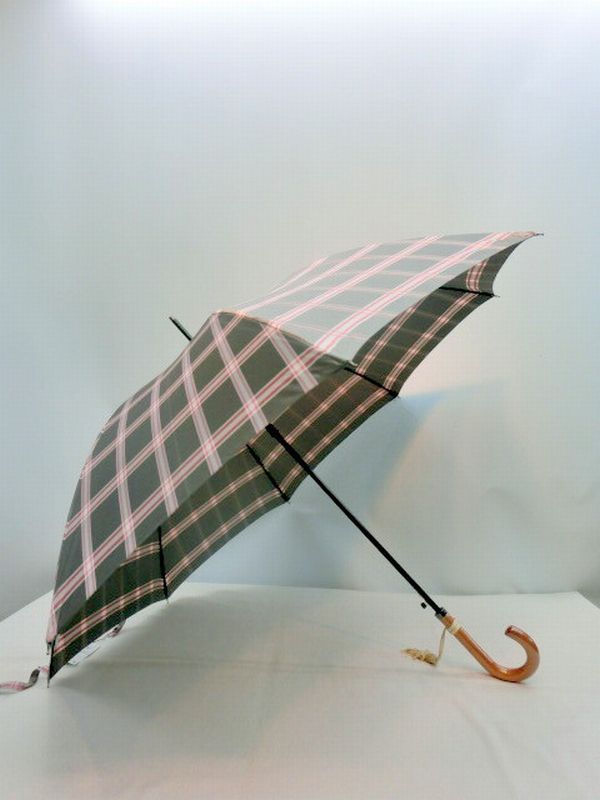 雨傘 傘 ファッション小物 レディースファッション 長傘 婦人 甲州産 先染 朱子織 格子 軽量骨 日本製傘 ジャンプ雨傘 甲州山梨県 軽量 雨傘 傘 ファッション小物 レディースファッション 長傘 婦人 甲州産