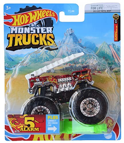 ホットウィール マテル ミニカー Hot Wheels Monster Trucks 5 Alarm