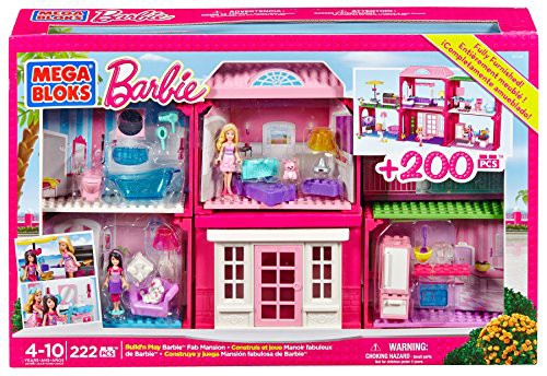 メガブロック バービー 組み立て Mega Bloks Barbie Fab Mansionの通販