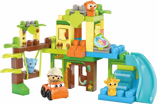 mega bloks swing and slide safari