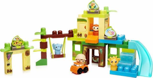 mega bloks swing and slide safari