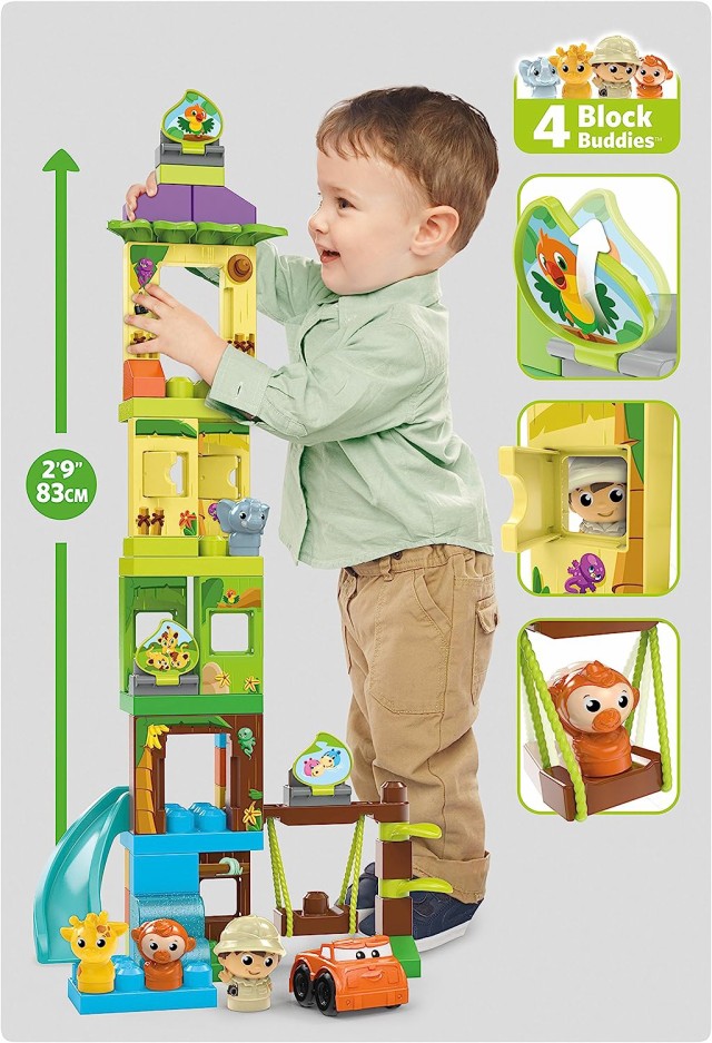 mega bloks swing and slide safari