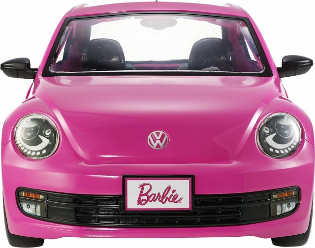 barbie pink beetle car