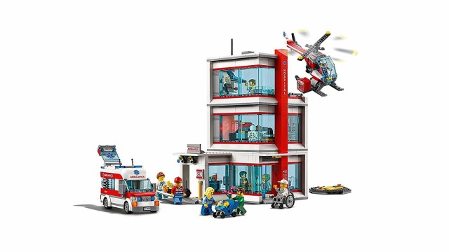 861 Piece LEGO City Hospital 60204 Building Kit