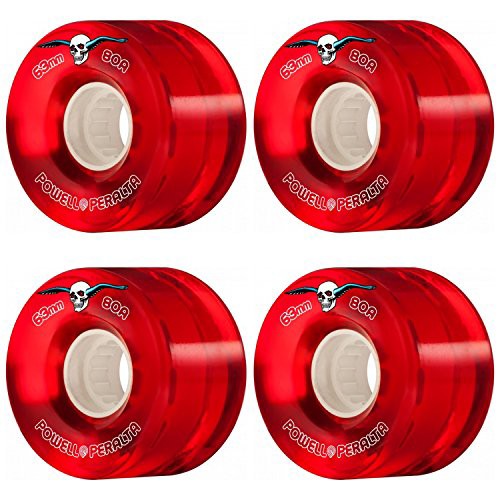 ウィール タイヤ スケボー Powell-Peralta Clear Cruiser Red