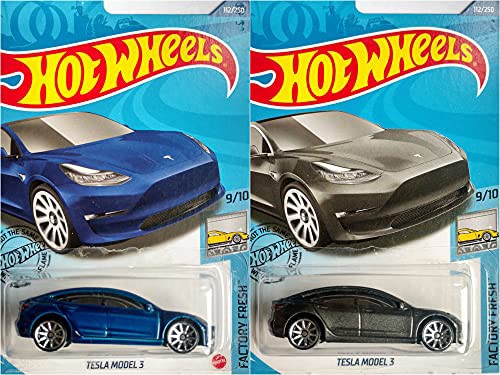 ホットウィール マテル ミニカー Hot Wheels Tesla Model 3 White