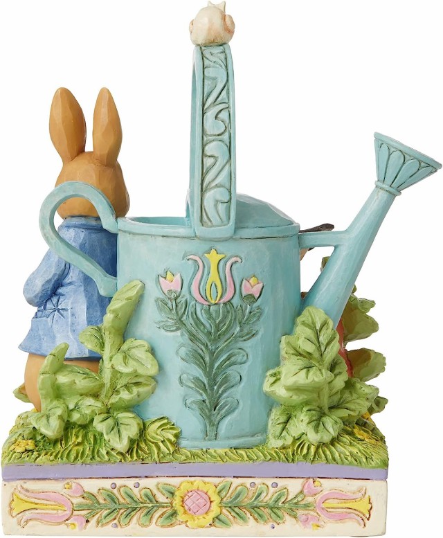 現金特価】 エネスコ Enesco 置物 インテリア Enesco Beatrix Potter by Jim Shore Peter Rabbit  with Watering Can F:絶妙