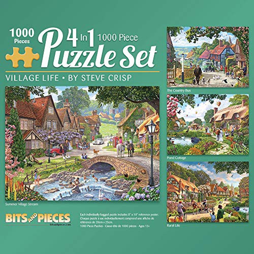 ジグソーパズル 海外製 アメリカ Bits and Pieces - 4-in-1 Multi-Pack