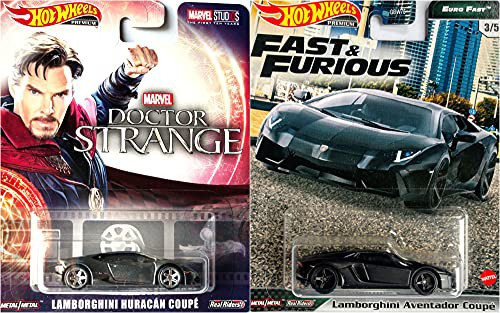 ホットウィール マテル ミニカー Hot Wheels Premium Lamborghini Bundle Real Riders 2 Car  Set｜au PAY マーケット