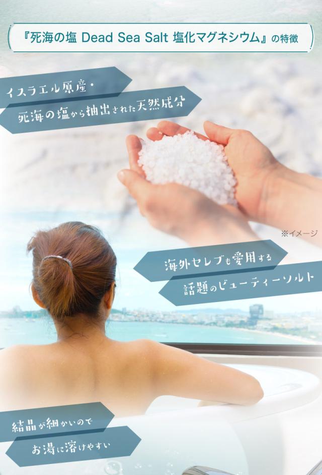〈フレークタイプ〉死海の塩 Dead Sea Salt 3.5ｋｇ×5袋 【送料無料！(北海道・九州・沖縄を除く)】 塩化マグネシウム 保湿 浴用化粧品 NICHIGA(ニチガ) TK4
