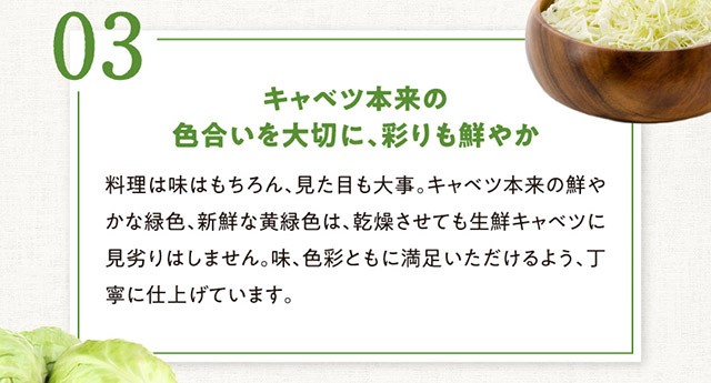 標高約1,000ｍの高原キャベツ使用　[03]　乾燥キャベツ　PAY　マーケット　100ｇ　【メール便選択で送料無料】　PAY　マーケット－通販サイト　AD製法（契約栽培）　NICHIGA（ニチガ）　NICHIGA(ニチガ)の通販はau　au