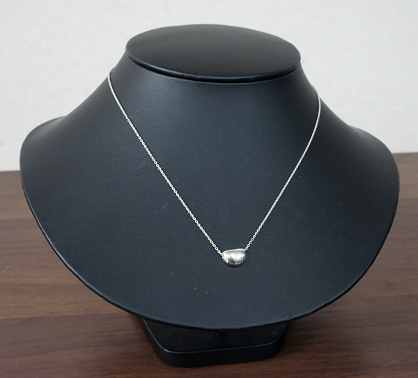 シルバー925 ビーンズネックレス