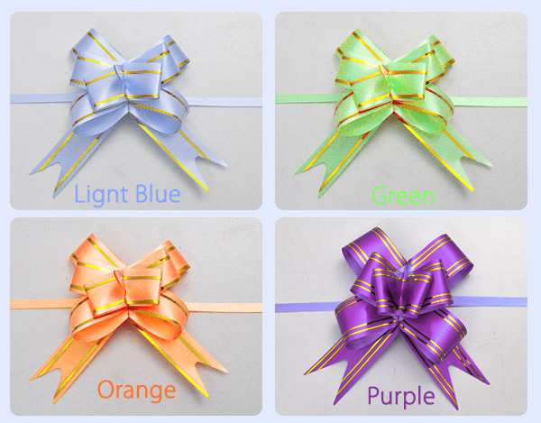 ラッピング用ライン入りワンタッチリボン（幅13mm）/スターボウ/ワンタッチリボン