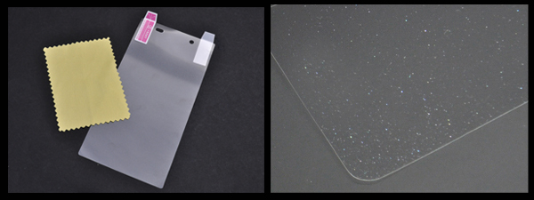 Xperia Z2 SO-03F用ラメ液晶保護シール