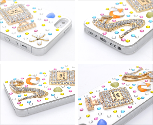 iPhone5用ゴージャスデコケース