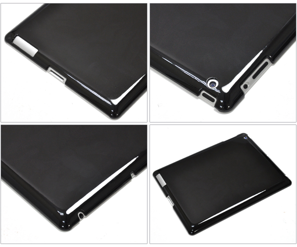 新しいiPad用ハードブラックケース