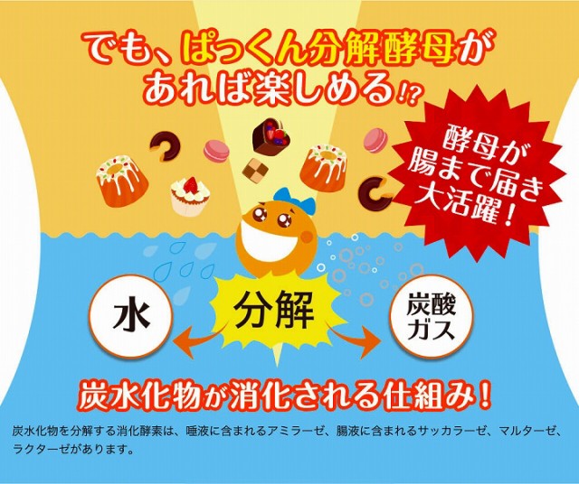 でも、ぱっくん分解酵母があれば楽しめる！？