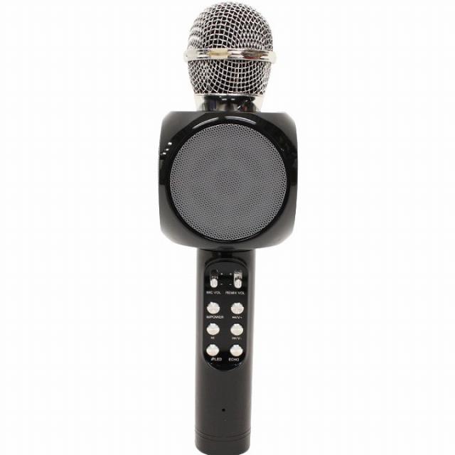 Bluetooth カラオケマイク ブラック