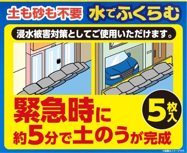 土も砂も不要　水でふくらむ