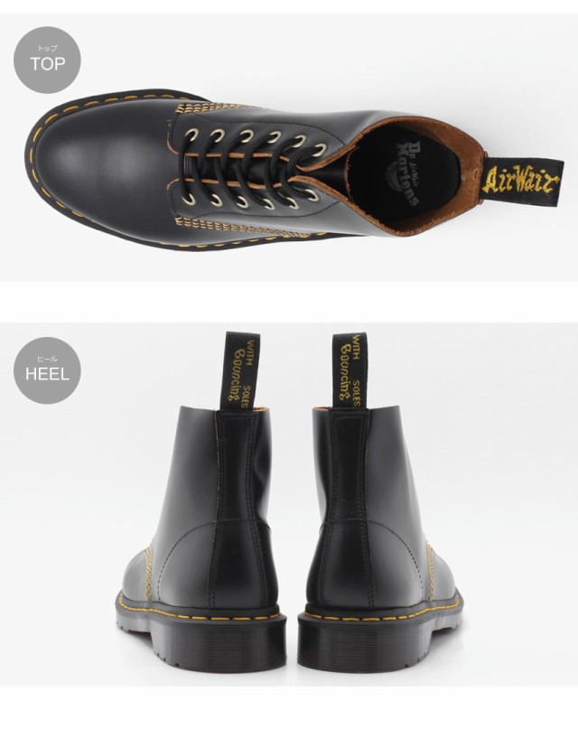 大人気HOT DR.MARTENS レディース ブラック 黒 靴 シューズの通販はau PAY マーケット - Z-CRAFT|商品ロットナンバー:482780165 ドクターマーチン ブーツ 101 アーク 6ホールブーツ 22701001 メンズ 即納超激安