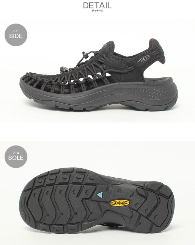 極美品24cm KEEN ユニーク　アストリア　ブラック スポーツサンダル 楽天市場】キーン サンダル レディース ユニーク アストリア