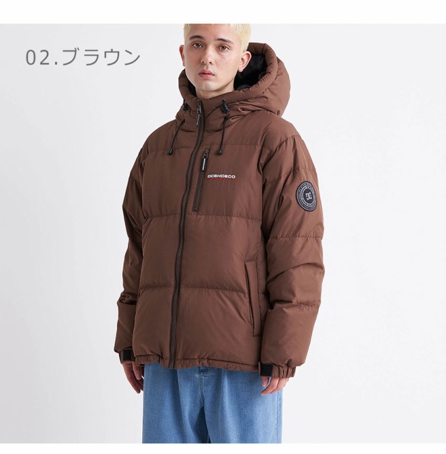 DCシューズ ダウンジャケット メンズ 23 DOWN HOODED JACKET ダウン