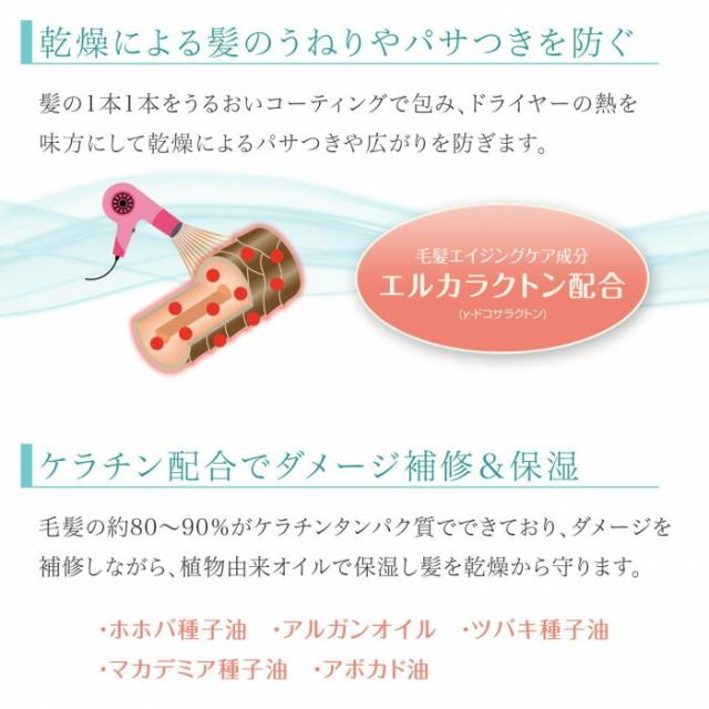 毛髪エイジングケア成分のエルカラクトン配合