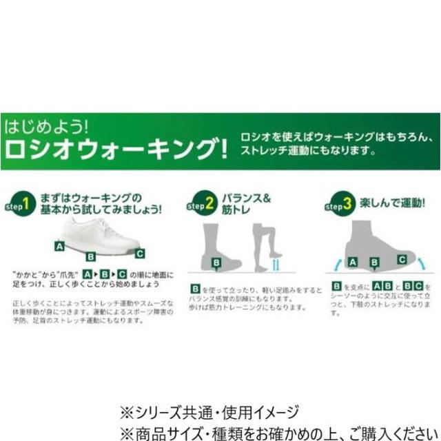 ROSIO ロシオ かかとのない健康シューズ なめらかタイプ ロシオゴールド・MS グレー 24.5cm |b03