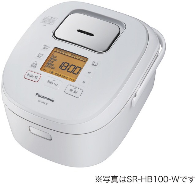 在庫一掃 パナソニック 炊飯器 Sr Hb180 W ホワイト 好評 Spatium Com Br