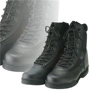 BLACK TAC ブラックタック ブーツ 靴 10w 28.0cm タクティカル サイドジッパー付 ミリタリーブーツ ミリタリーウェア シューズ 黒